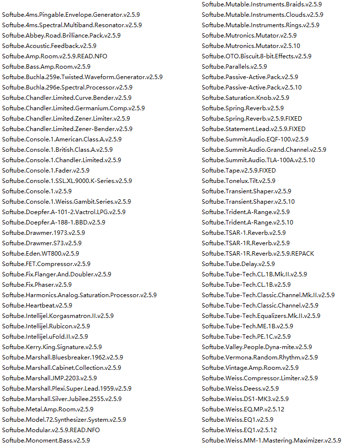 图片[2]-音乐制作资源网高端经典混音插件合集Softube Plug-Ins Bundle WIN版本-音乐制作资源网音频科学网