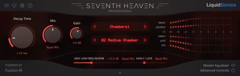 第七天堂终极混响杀器/带安装教程！LiquidSonics Seventh Heaven Professional v1.3.3 WIN版-音乐制作资源网音频科学网