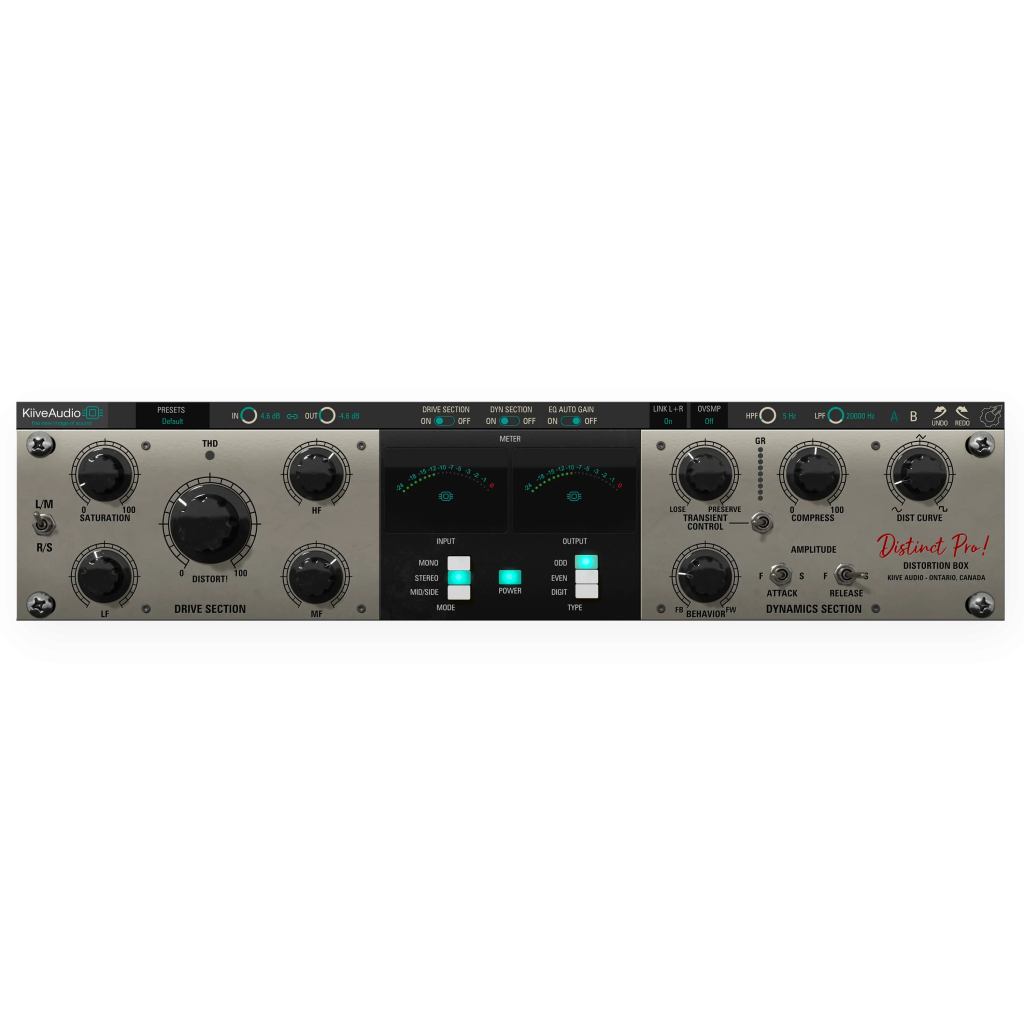 建模饱和效果器插件！Kiive Audio Distinct Pro v1.0.0 WIN&MAC-音乐制作资源网音频科学网