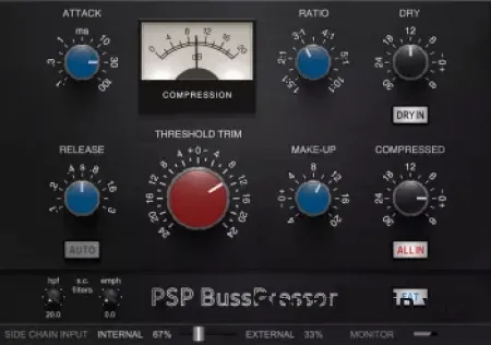 [压缩器]PSPaudioware PSP BussPressor v2.0 [WiN]（27MB）-音乐制作资源网音频科学网