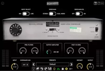 [终极个性压缩器]Korneff Audio Shure Level-Loc v1.0.2 [WiN]（25.4MB）-音乐制作资源网音频科学网
