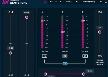 专为立体声处理设计的母带M/S信号处理插件‌ Leapwing Audio CenterOne v2.14.10 [WiN]-音乐制作资源网音频科学网